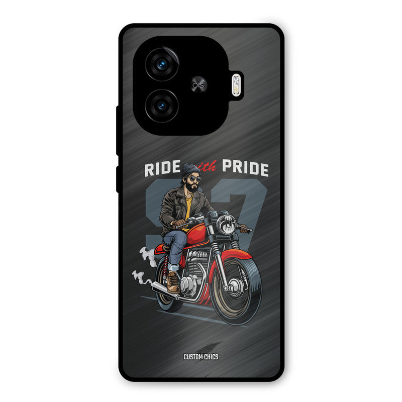 Ride With Pride iQoo Neo 10R Mobile Back Cover - Car&Bike PrintShield Case