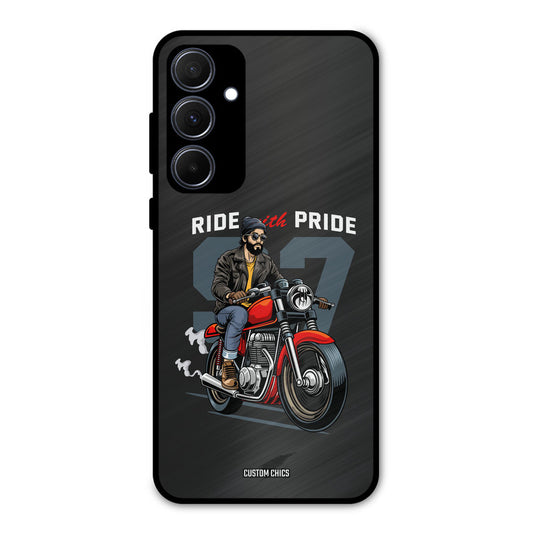 Ride With Pride Samsung Galaxy A35 5G Mobile Back Cover - Car&Bike PrintShield Case