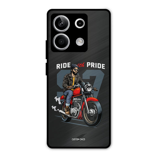 Ride With Pride Redmi Note 13 5G Mobile Back Cover - Car&Bike PrintShield Case