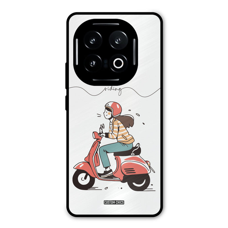Rider Girl iQOO 13 Mobile Back Cover - Car&Bike PrintShield Case