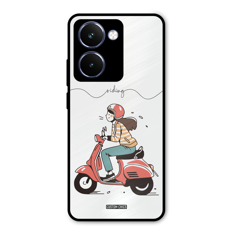 Rider Girl Realme P3 Ultra Mobile Back Cover - Car&Bike PrintShield Case