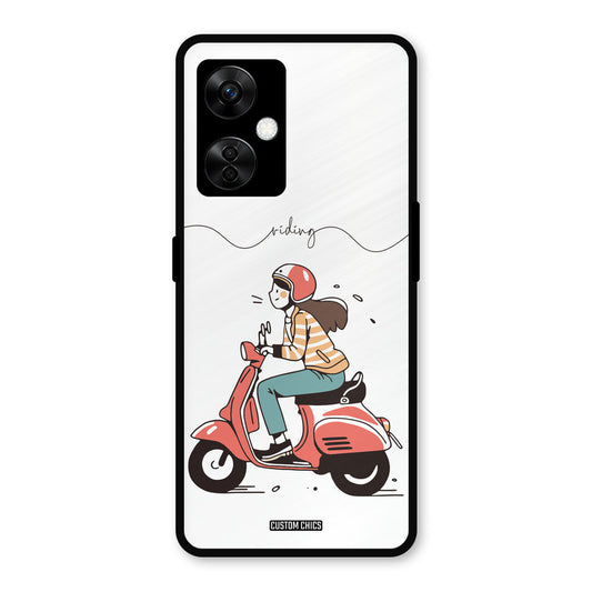 Rider Girl OnePlus Nord CE 3 Lite Mobile Back Cover - Car&Bike PrintShield Case