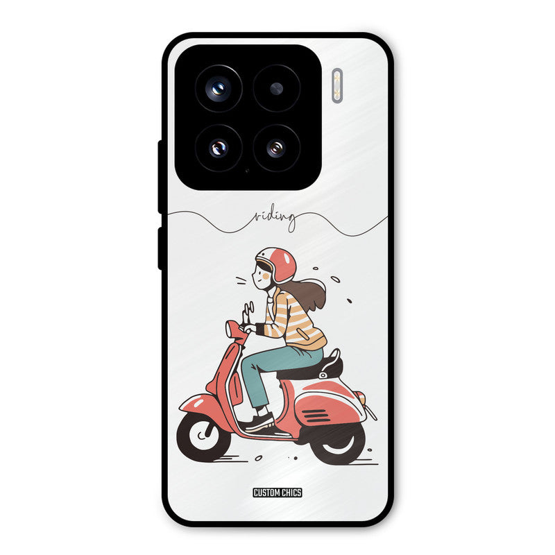Rider Girl Xiaomi 15 5G Mobile Back Cover - Car&Bike PrintShield Case