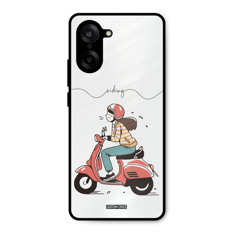 Rider Girl Oneplus Nord CE5 Mobile Back Cover - Car&Bike PrintShield Case