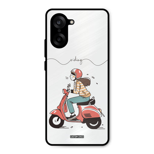 Rider Girl Oneplus Nord CE5 Mobile Back Cover - Car&Bike PrintShield Case