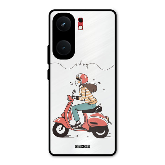Rider Girl iQOO Neo 9 Pro Mobile Back Cover - Car&Bike PrintShield Case