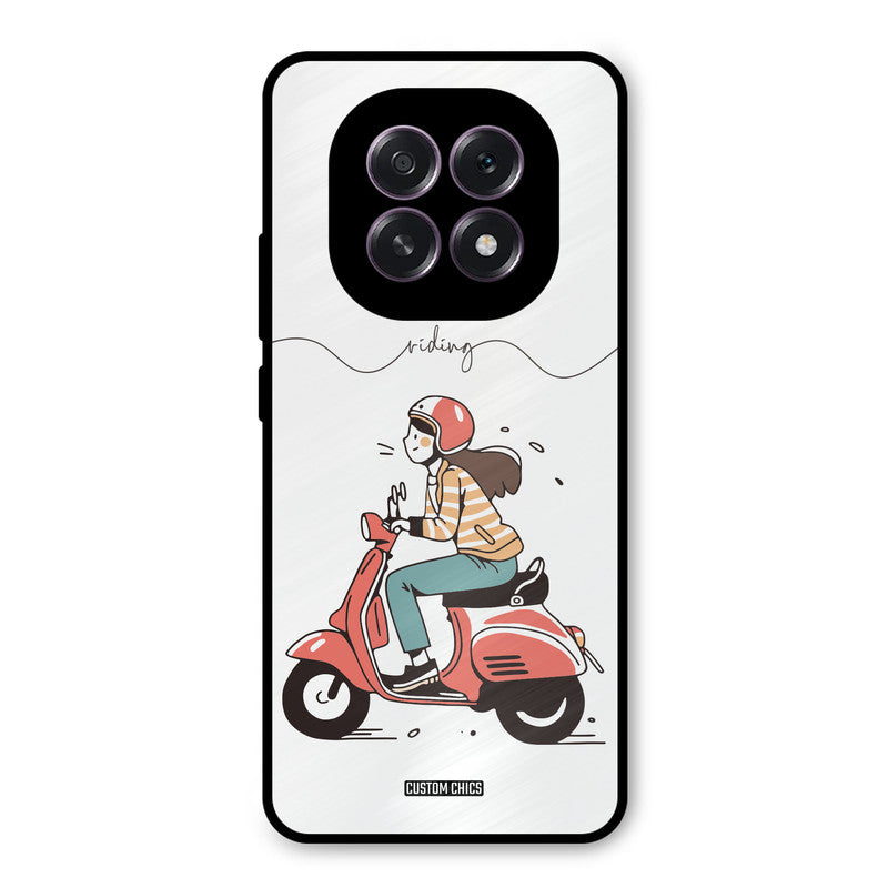 Rider Girl Oppo F29 Mobile Back Cover - Car&Bike PrintShield Case