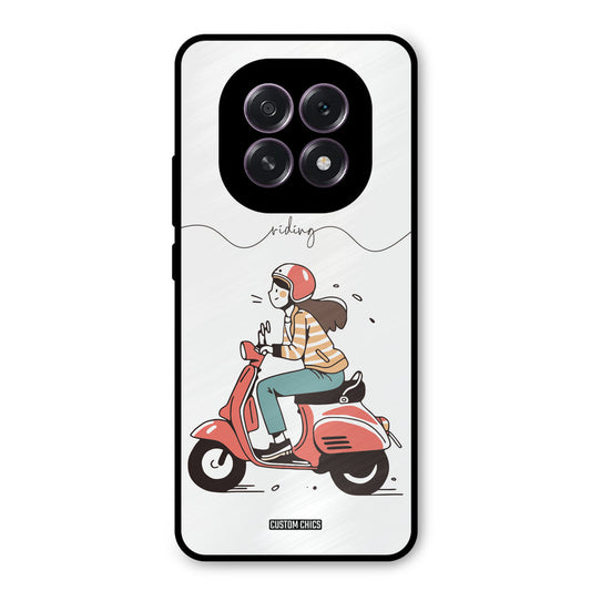 Rider Girl Oppo F29 Mobile Back Cover - Car&Bike PrintShield Case
