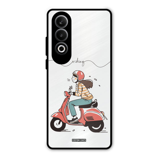 Rider Girl OnePlus Nord CE4 Mobile Back Cover - Car&Bike PrintShield Case