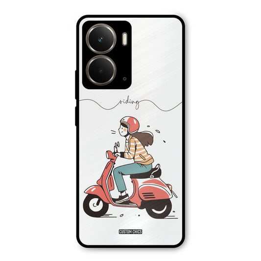 Rider Girl Realme P3 Mobile Back Cover - Car&Bike PrintShield Case