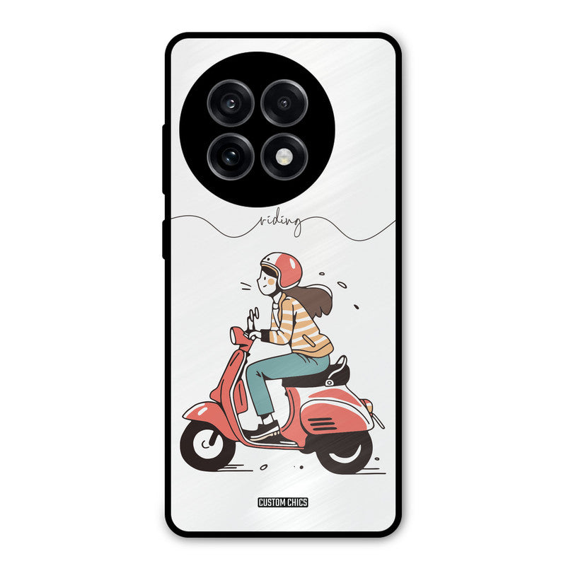 Rider Girl OnePlus 13R Mobile Back Cover - Car&Bike PrintShield Case