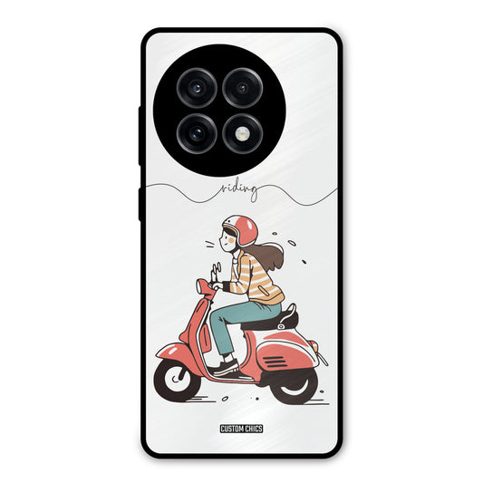 Rider Girl OnePlus 13R Mobile Back Cover - Car&Bike PrintShield Case