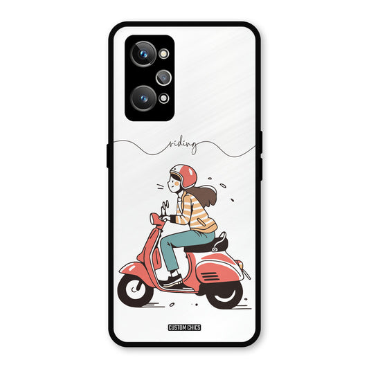 Rider Girl Realme GT Neo 2 Mobile Back Cover - Car&Bike PrintShield Case