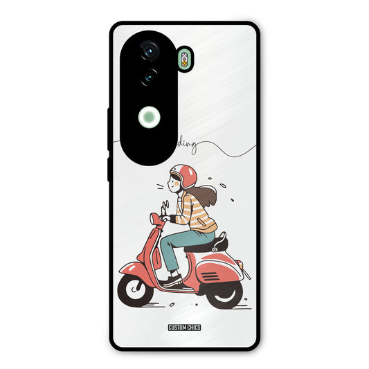 Rider Girl iQOO Z9s Mobile Back Cover - Car&Bike PrintShield Case