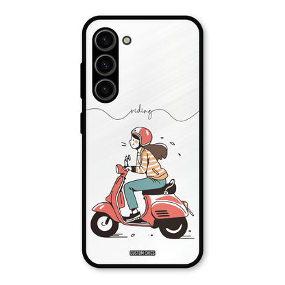 Rider Girl Samsung Galaxy S23 Mobile Back Cover - Car&Bike PrintShield Case