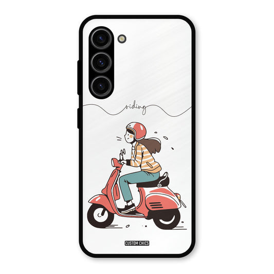 Rider Girl Samsung Galaxy S23 Mobile Back Cover - Car&Bike PrintShield Case