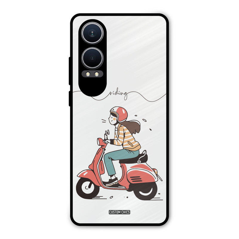 Rider Girl Oneplus Nord CE4 Lite Mobile Back Cover - Car&Bike PrintShield Case