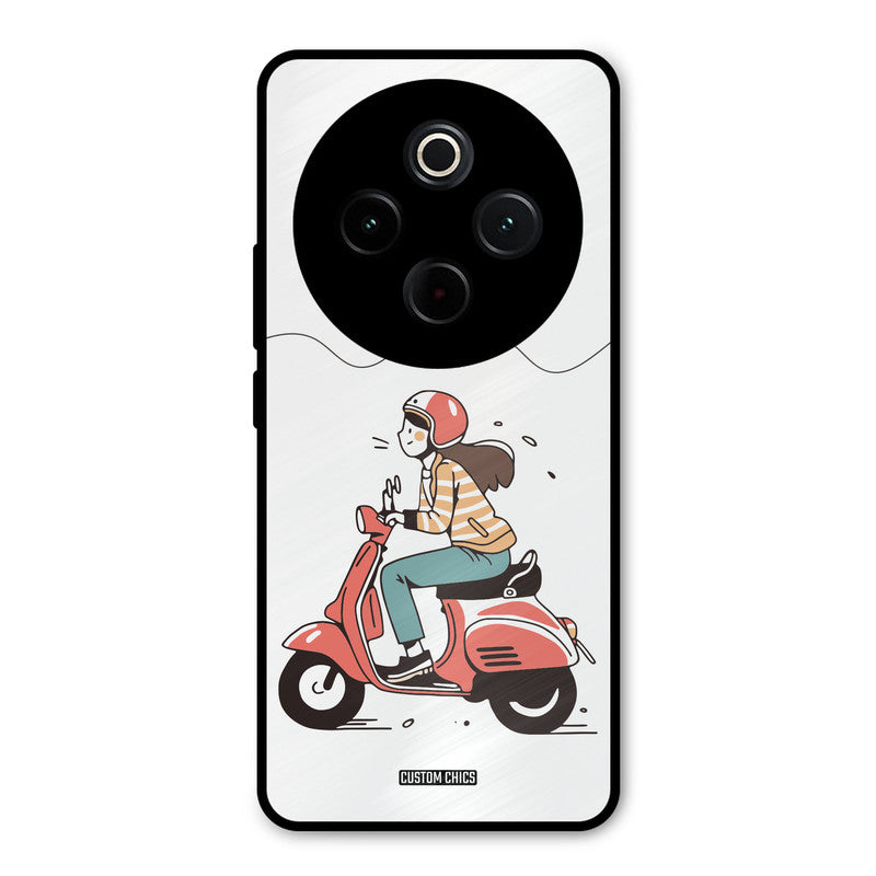 Rider Girl iQoo Z10 Mobile Back Cover - Car&Bike PrintShield Case