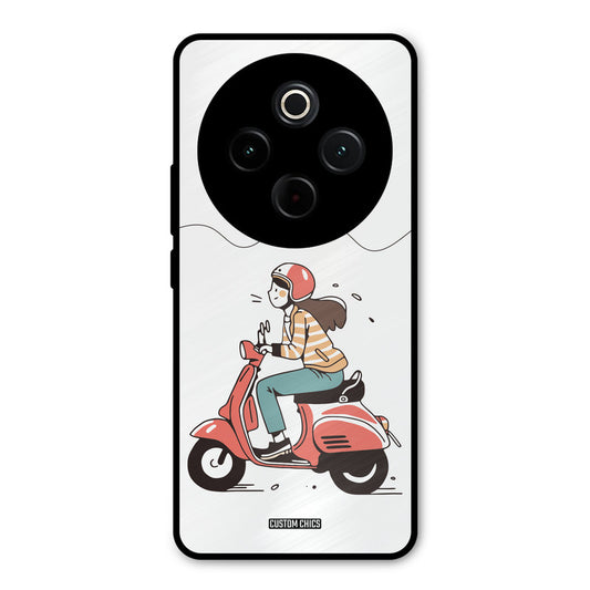 Rider Girl iQoo Z10 Mobile Back Cover - Car&Bike PrintShield Case