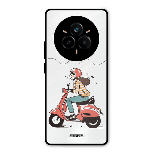 Rider Girl Realme 14 Pro Mobile Back Cover - Car&Bike PrintShield Case