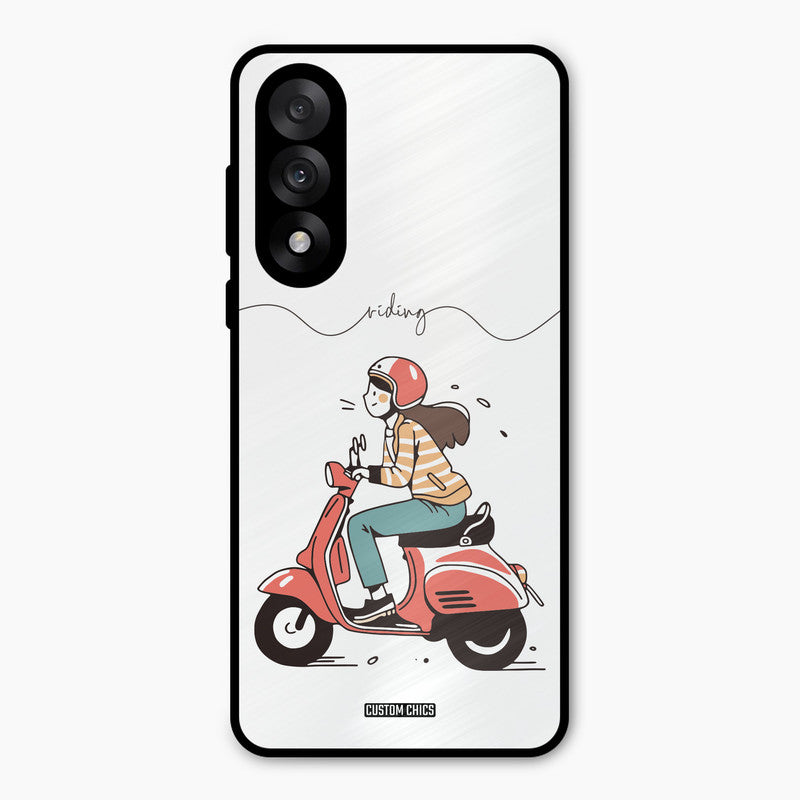 Rider Girl Oneplus Nord 5 Mobile Back Cover - Car&Bike PrintShield Case