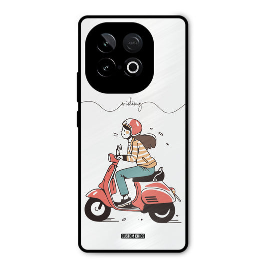 Rider Girl iQOO Neo 10 Mobile Back Cover - Car&Bike PrintShield Case