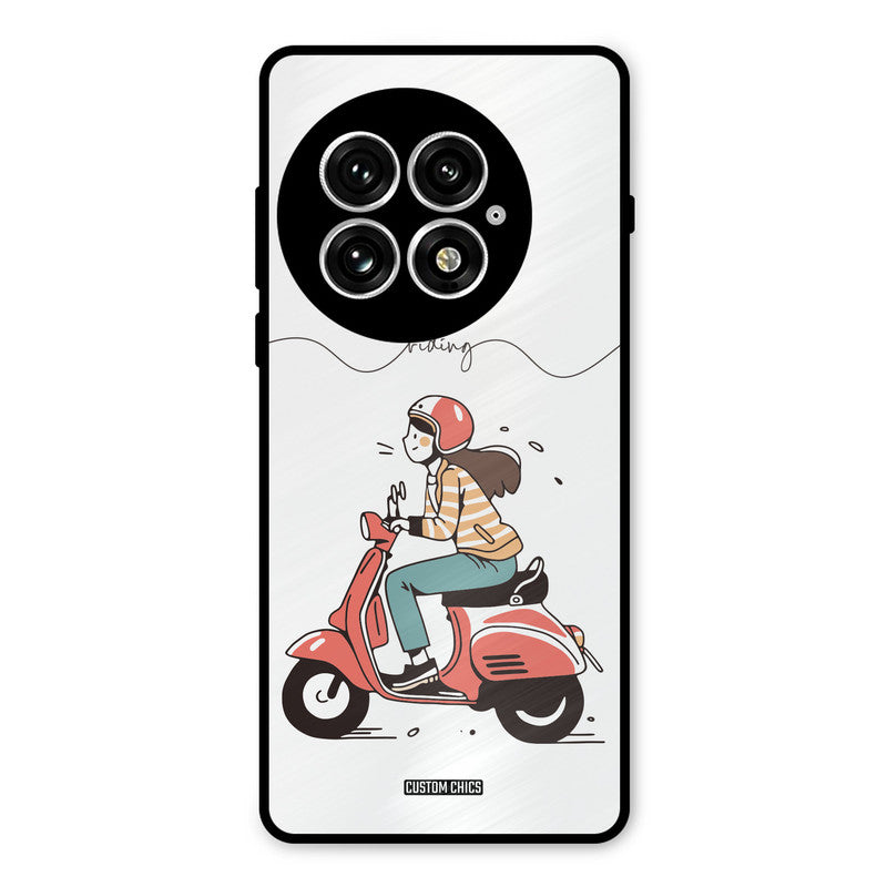 Rider Girl Oneplus 13 Mobile Back Cover - Car&Bike PrintShield Case