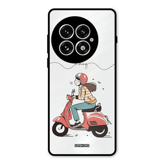 Rider Girl Oneplus 13 Mobile Back Cover - Car&Bike PrintShield Case