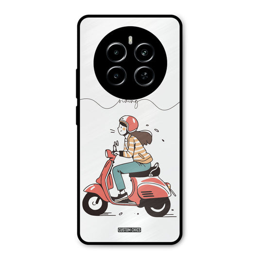 Rider Girl Realme P1 5G Mobile Back Cover - Car&Bike PrintShield Case