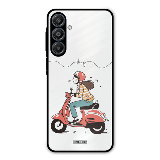 Rider Girl Samsung Galaxy A16 5G Mobile Back Cover - Car&Bike PrintShield Case