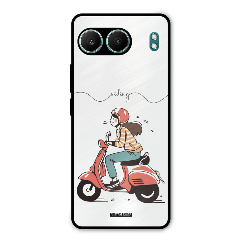 Rider Girl OnePlus Nord 4 Mobile Back Cover - Car&Bike PrintShield Case