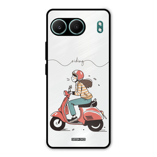 Rider Girl OnePlus Nord 4 Mobile Back Cover - Car&Bike PrintShield Case