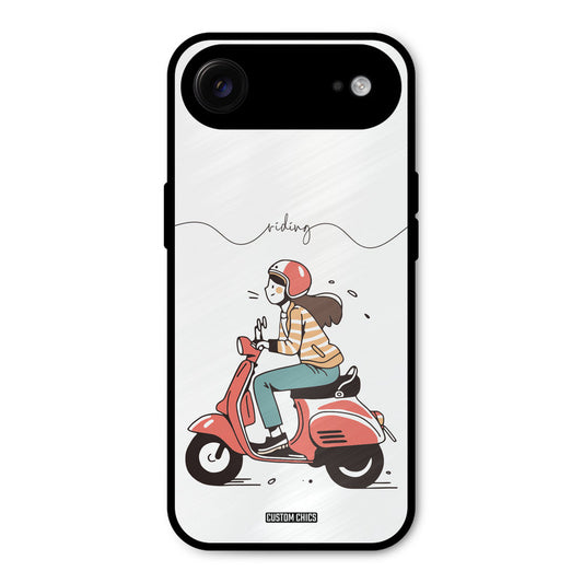 Rider Girl iPhone Air Mobile Back Cover - Car&Bike PrintShield Case