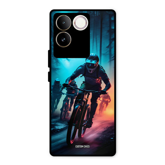 Rider Group iQOO Z7 Pro Mobile Back Cover - Car&Bike PrintShield Case