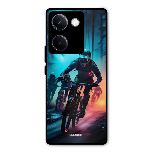 Rider Group Vivo Y300 Plus Mobile Back Cover - Car&Bike PrintShield Case