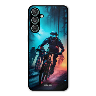 Rider Group Samsung Galaxy M55 5G Mobile Back Cover - Car&Bike PrintShield Case