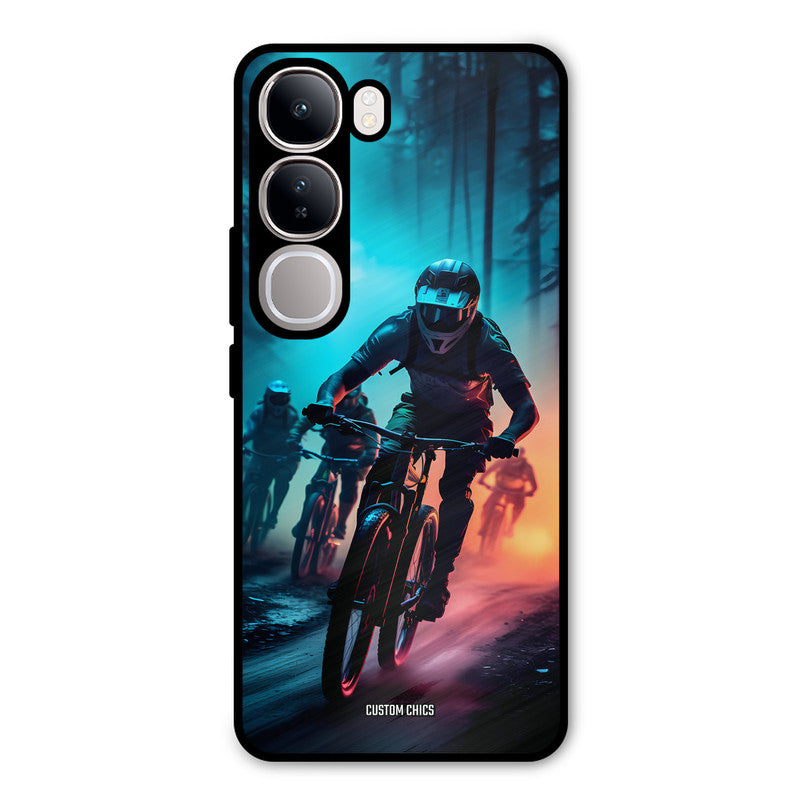 Rider Group Vivo Y300 Mobile Back Cover - Car&Bike PrintShield Case