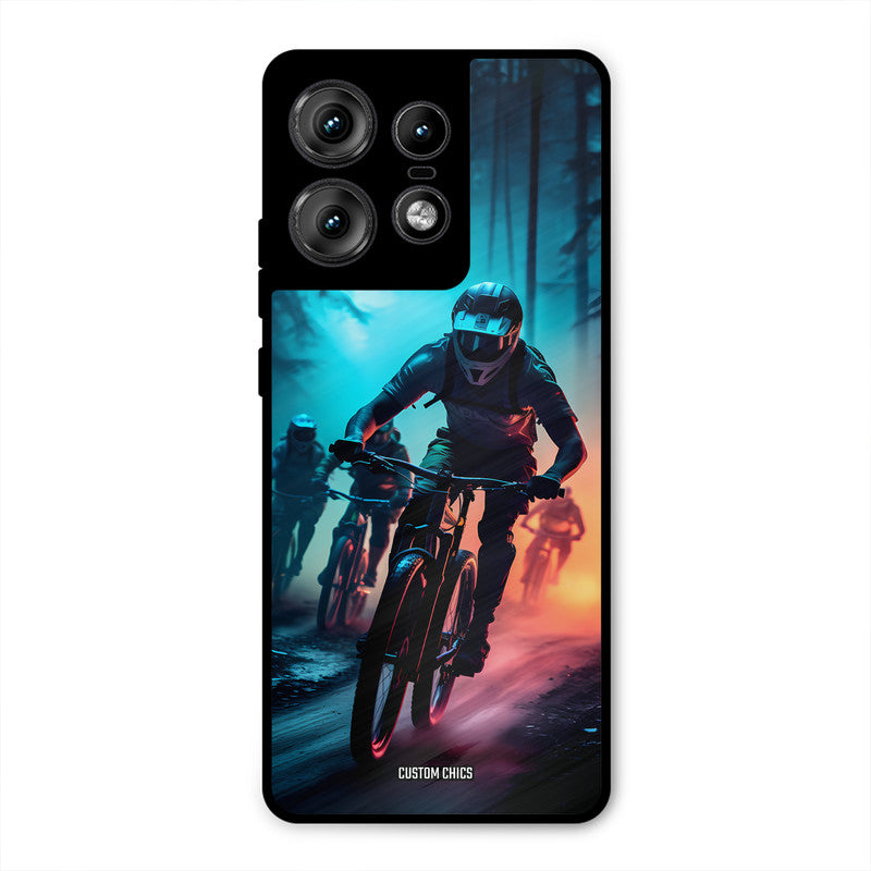 Rider Group Motorola Edge 50 Pro Mobile Back Cover - Car&Bike PrintShield Case