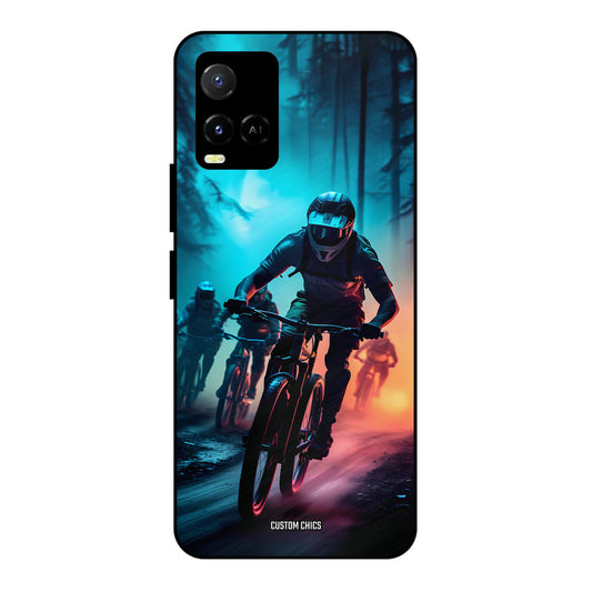 Rider Group Vivo Y33s Mobile Back Cover - Car&Bike PrintShield Case