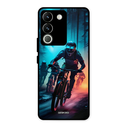Rider Group Vivo Y200 Mobile Back Cover - Car&Bike PrintShield Case