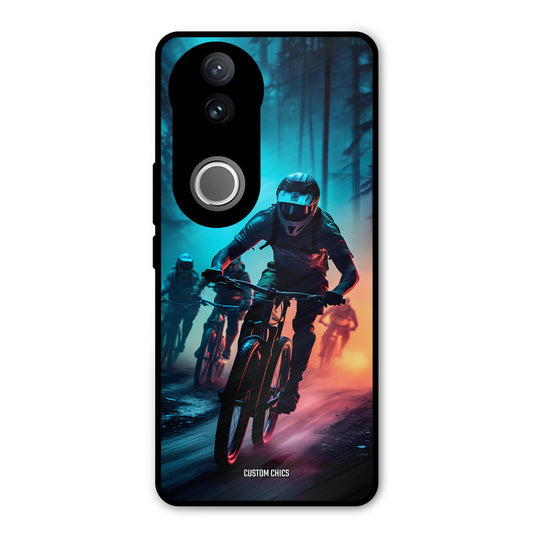 Rider Group Vivo V50 Mobile Back Cover - Car&Bike PrintShield Case