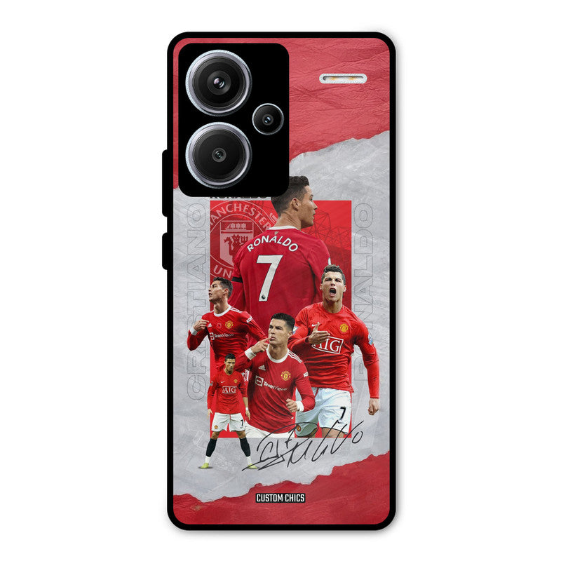 Ronaldo Autograph Redmi Note 13 Pro Plus Mobile Back Cover - Sports PrintShield Case