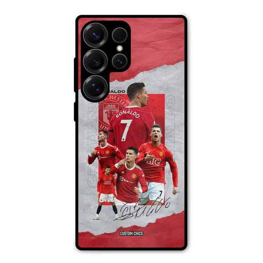 Ronaldo Autograph Samsung Galaxy S25 Ultra Mobile Back Cover - Sports PrintShield Case