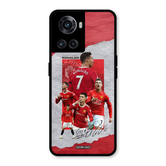 Ronaldo Autograph OnePlus 10R Mobile Back Cover - Sports PrintShield Case
