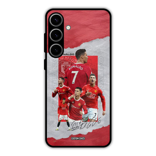 Ronaldo Autograph Samsung Galaxy S24 Plus Mobile Back Cover - Sports PrintShield Case