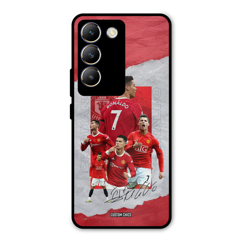 Ronaldo Autograph Vivo Y200e Mobile Back Cover - Sports PrintShield Case
