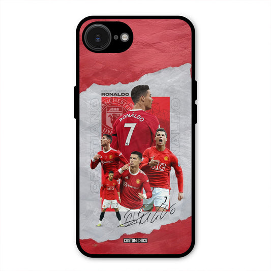 Ronaldo Autograph iPhone 16e Mobile Back Cover - Sports PrintShield Case