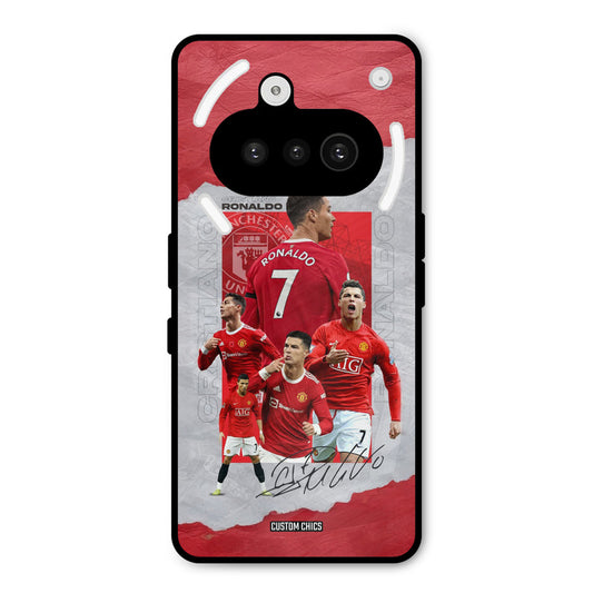 Ronaldo Autograph Nothing Phone 3A Mobile Back Cover - Sports PrintShield Case