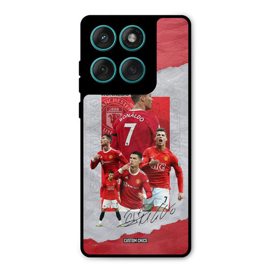Ronaldo Autograph Motorola Edge 60 Mobile Back Cover - Sports PrintShield Case