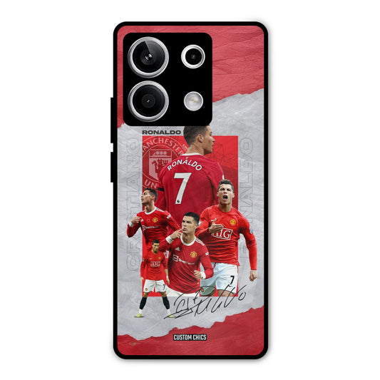 Ronaldo Autograph Redmi Note 13 5G Mobile Back Cover - Sports PrintShield Case